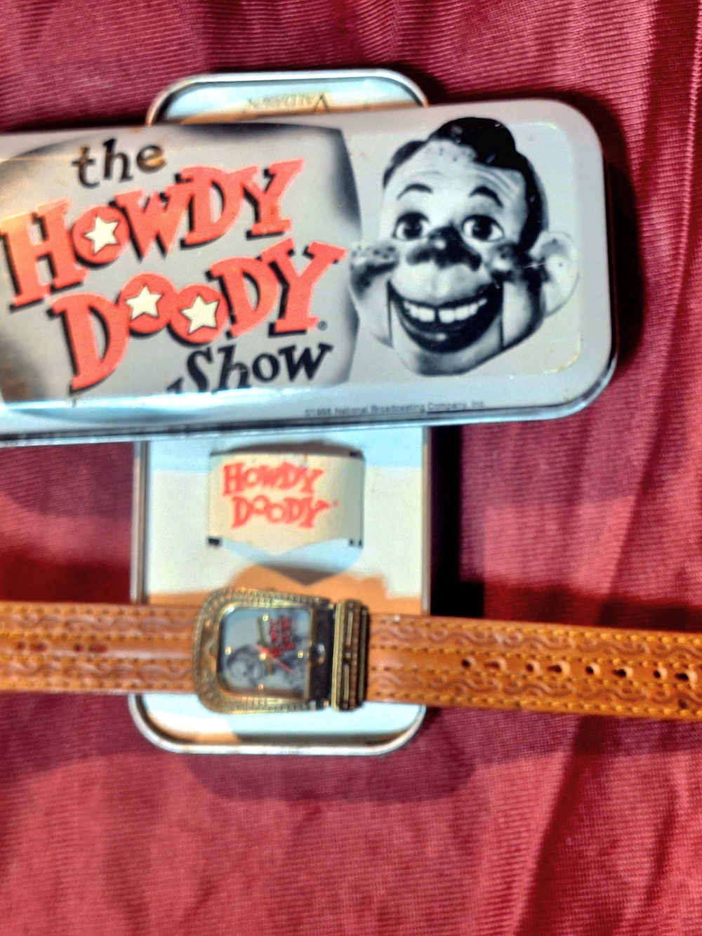 The Howdy Doody Show Vintage Collectible Watch - Tan Leather Strap